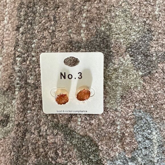 No.   3  Mineral Crystals  Earrings - Picture 1 of 8